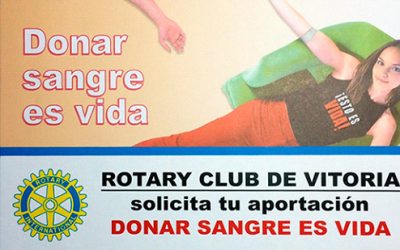 Txakoli alavés colabora con el Club Rotary de Vitoria-Gasteiz