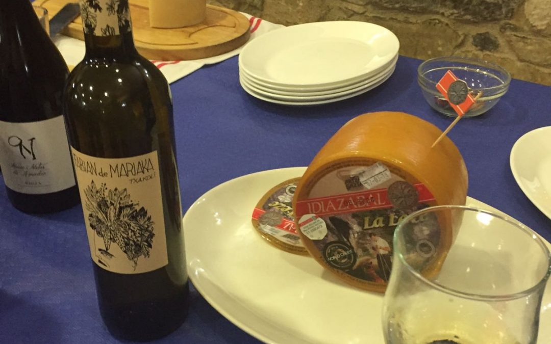 Cata- maridaje txakoli alavés Fabián de Mariaka